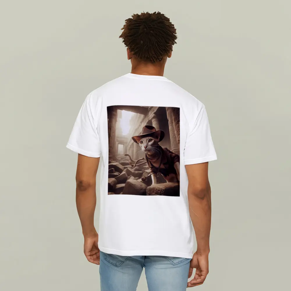 Adventure Cat Explorer Ancient Egyptian Temple – T-Shirts