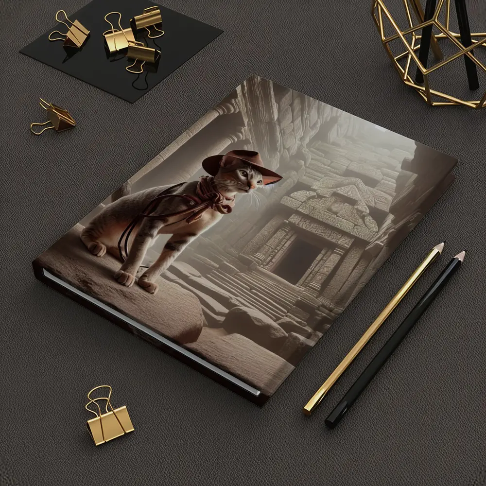 Adventure Cat Explorer Ancient Temple Ruins – Notebooks