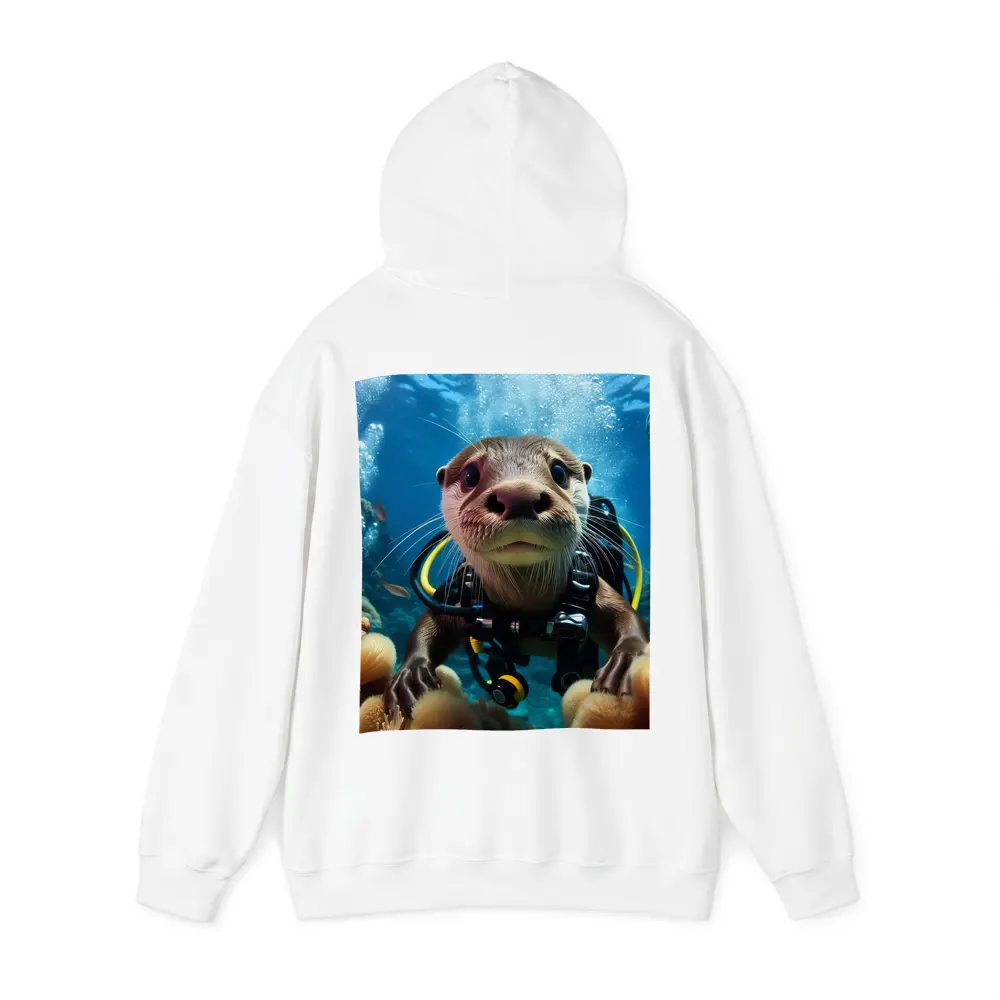 Otter Scuba Diver Underwater Coral Reef – Hoodies