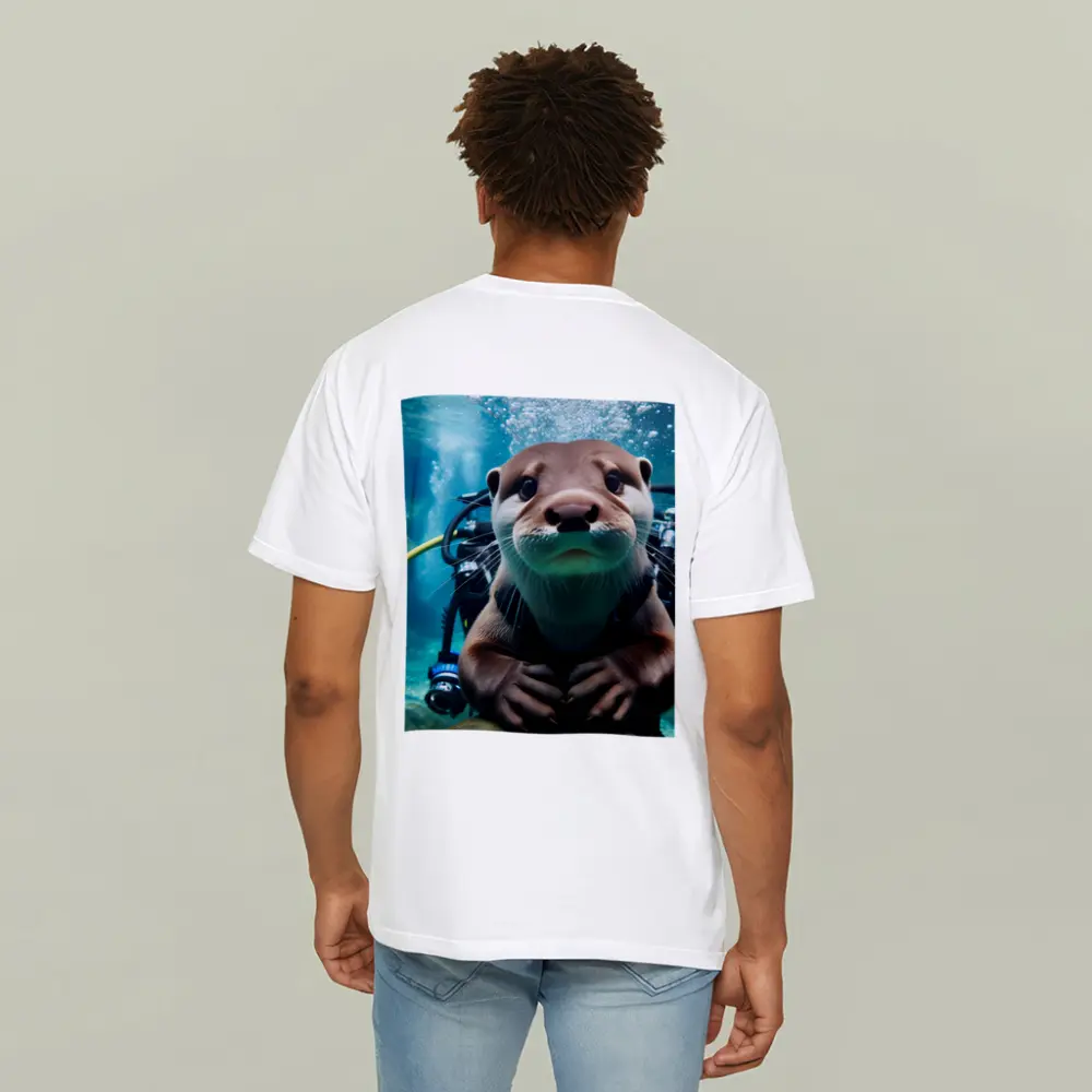 Otter Scuba Diver Underwater Ocean Adventure – T-Shirts