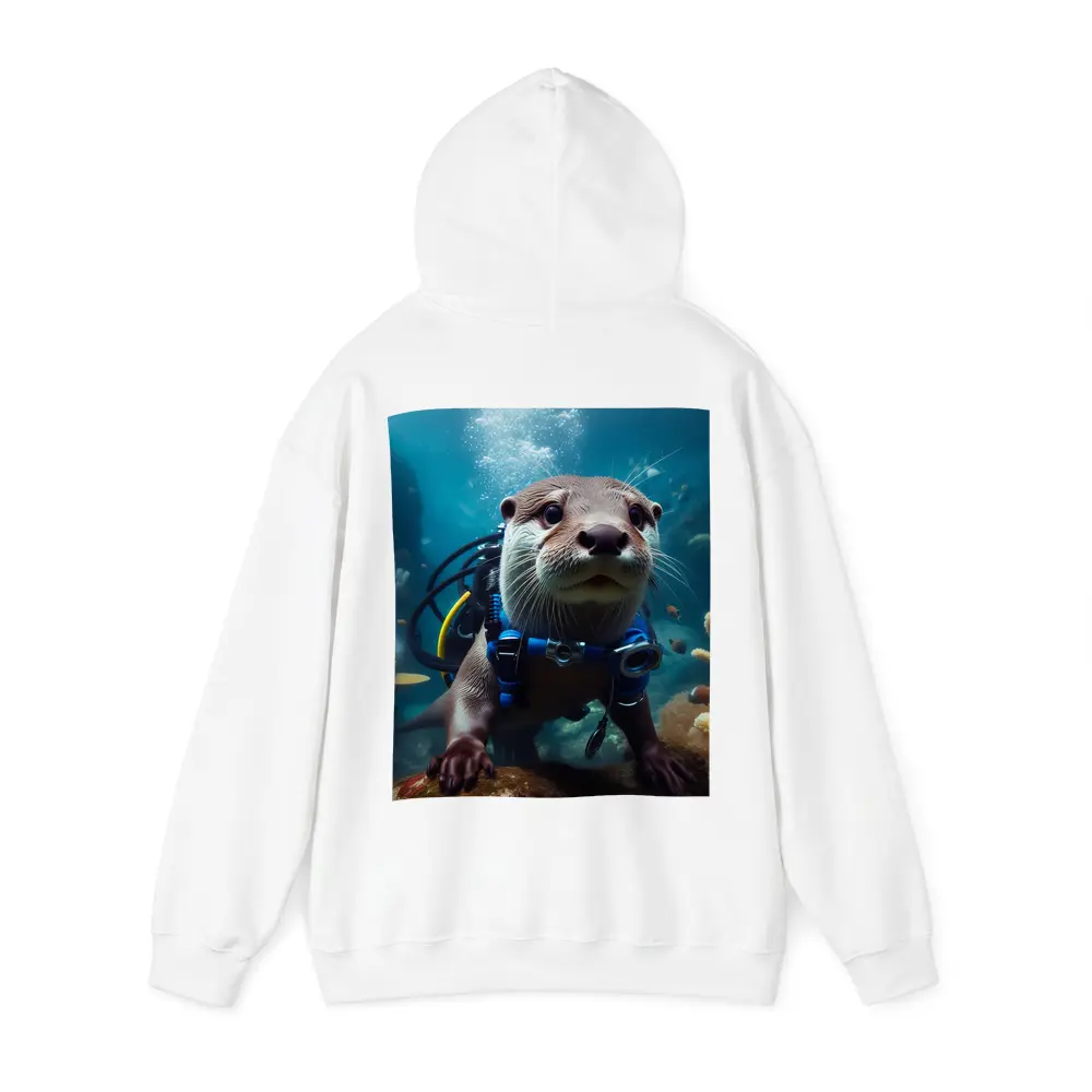 Otter Scuba Diver Underwater Coral Reef – Hoodies