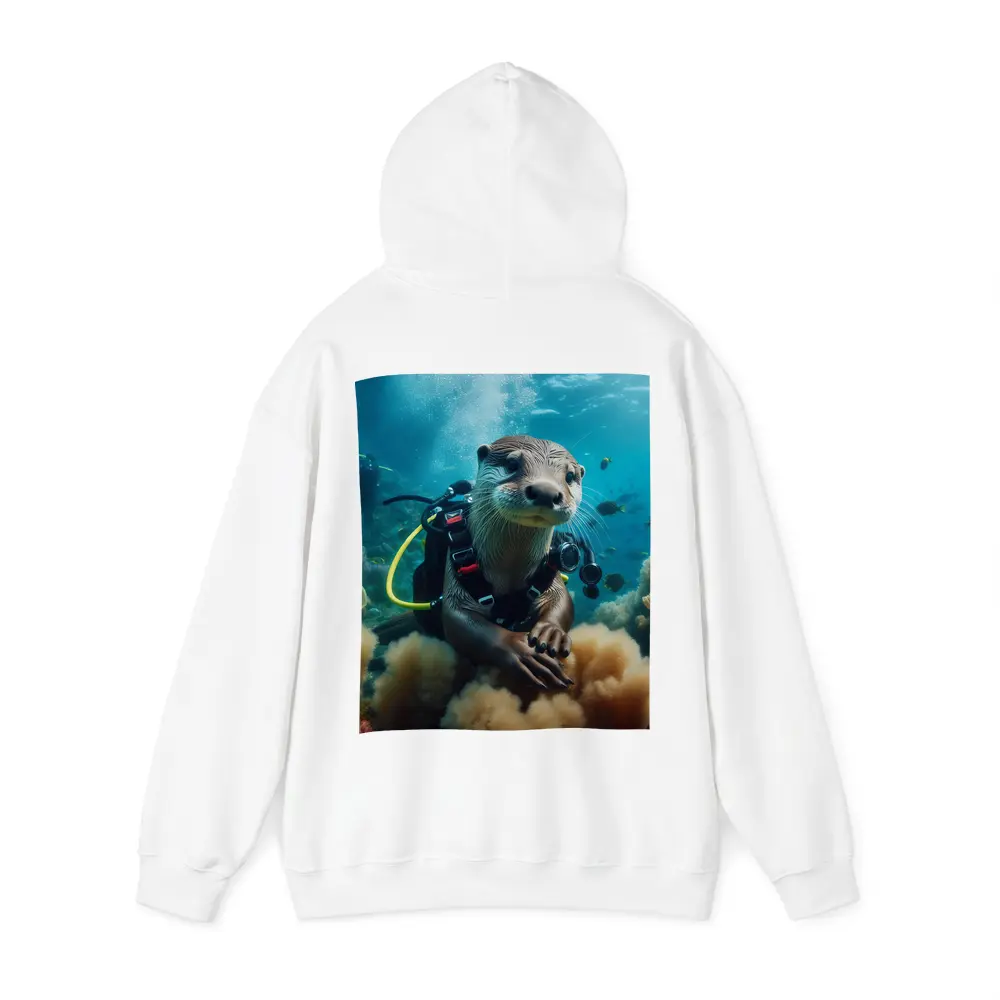 Otter Scuba Diver Underwater Coral Reef – Hoodies