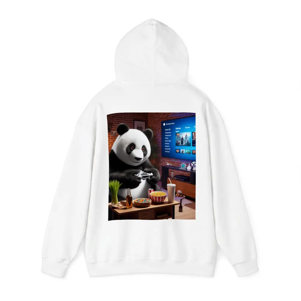 Panda Gaming Controller Cozy Living Room – Hoodies