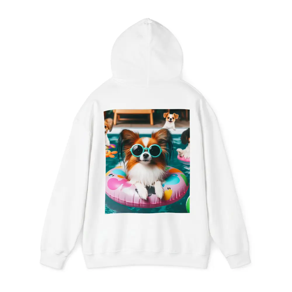 Papillon Dog Pool Party Summer Fun – Hoodies