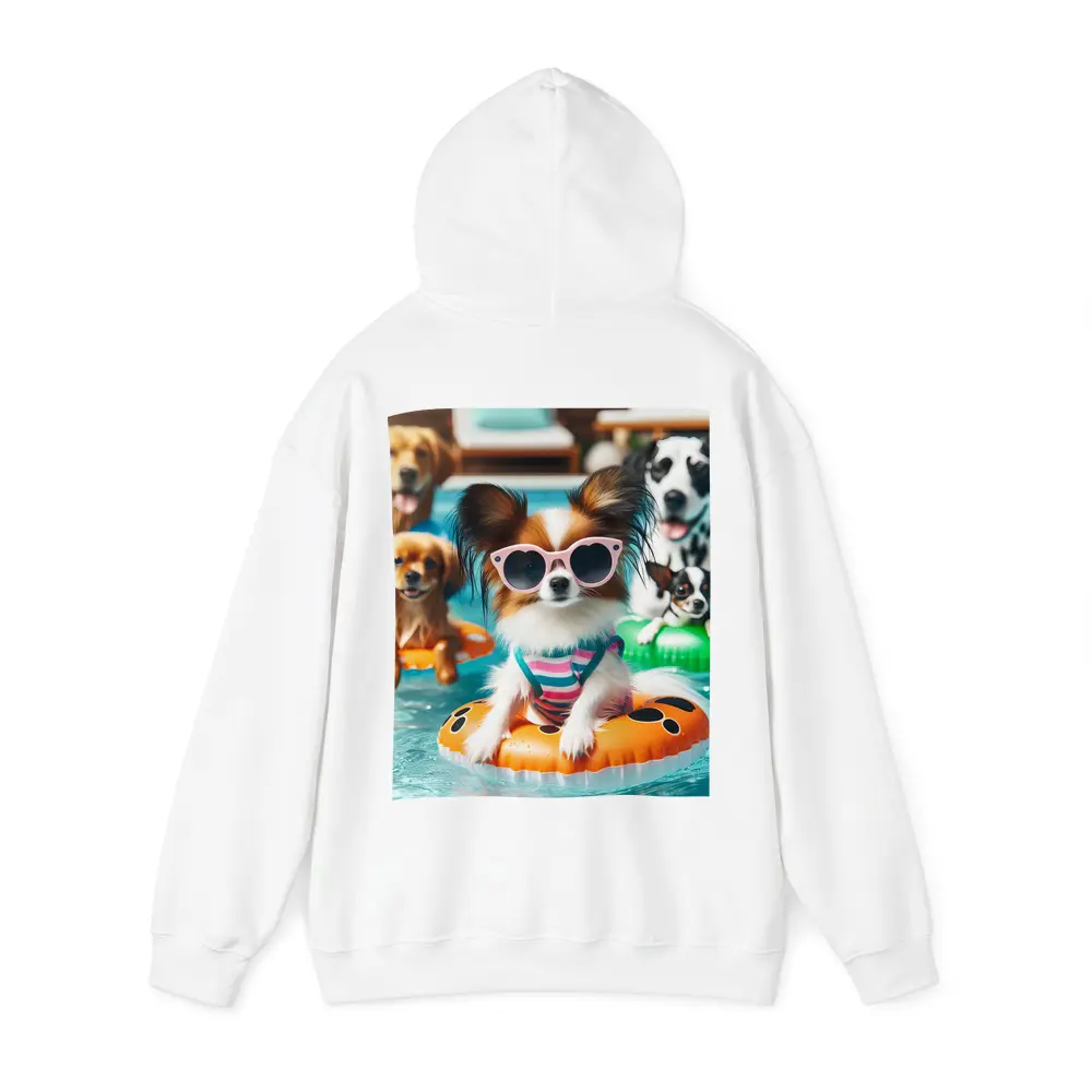 Papillon Dog Pool Party Summer Fun – Hoodies