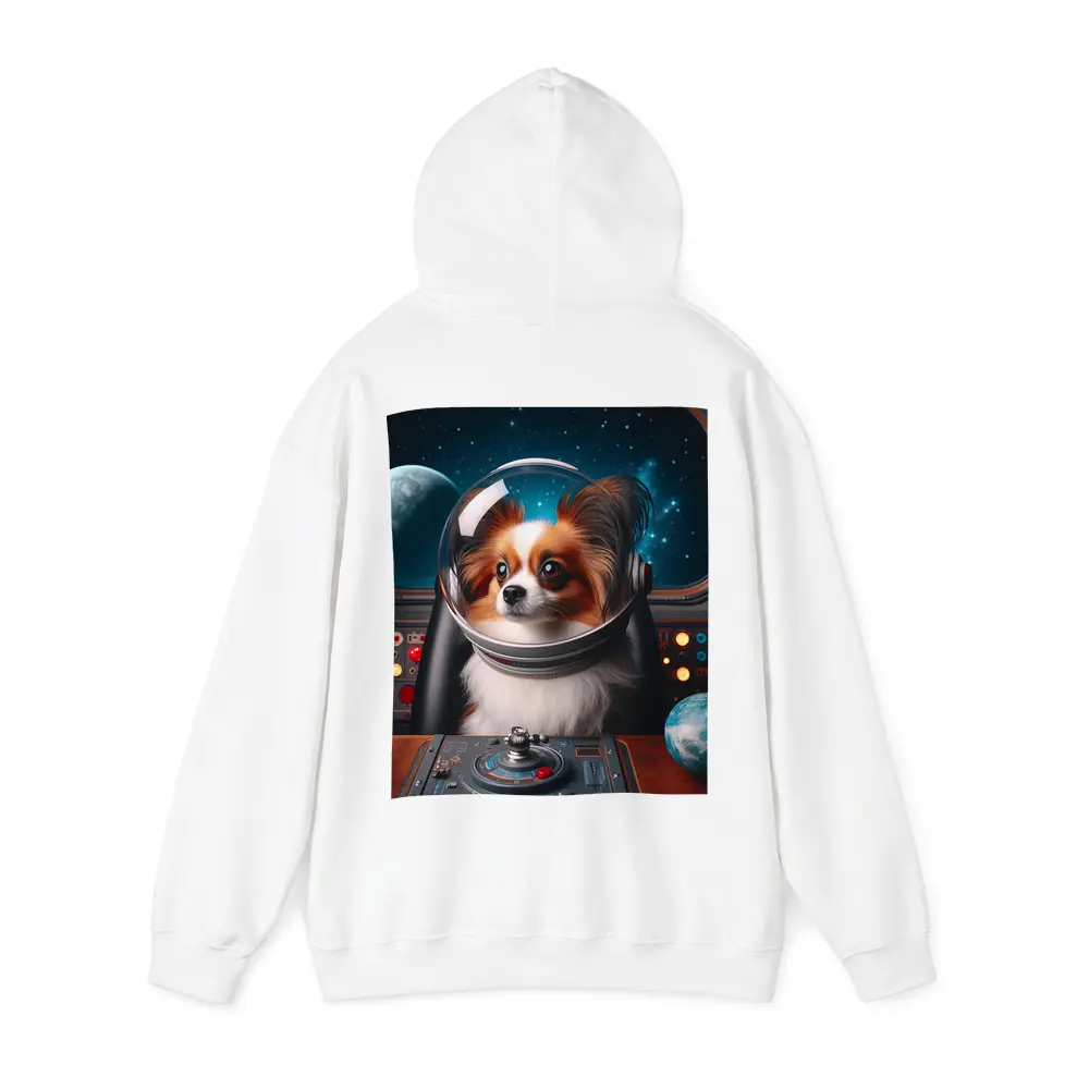 Papillon Dog Astronaut Space Cockpit – Hoodies