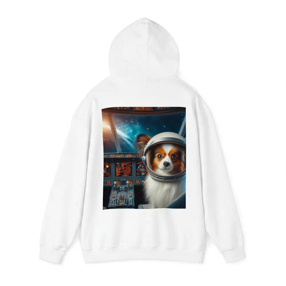 Papillon Dog Astronaut Space Cockpit Art – Hoodies
