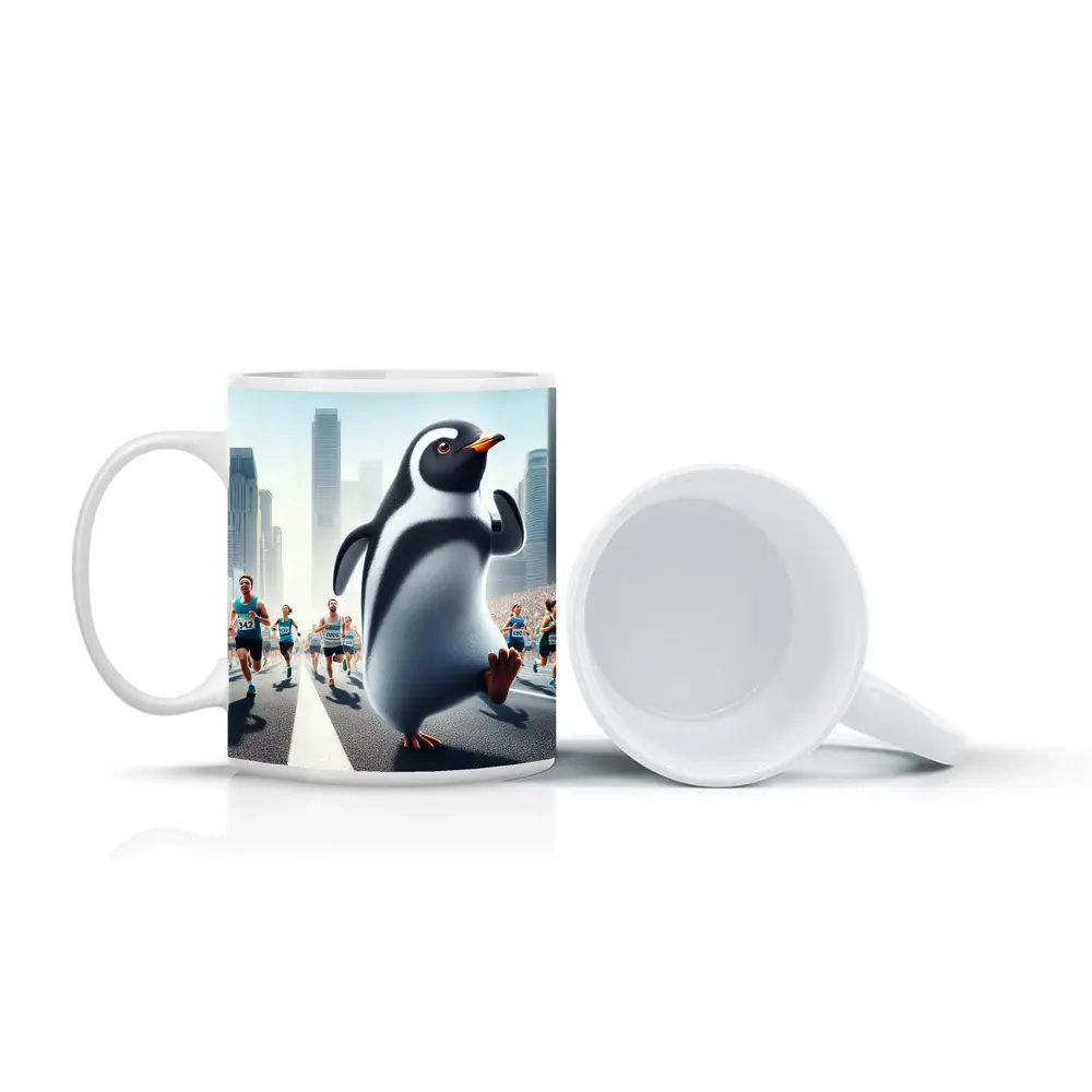 Penguin Running City Marathon Race – Mugs