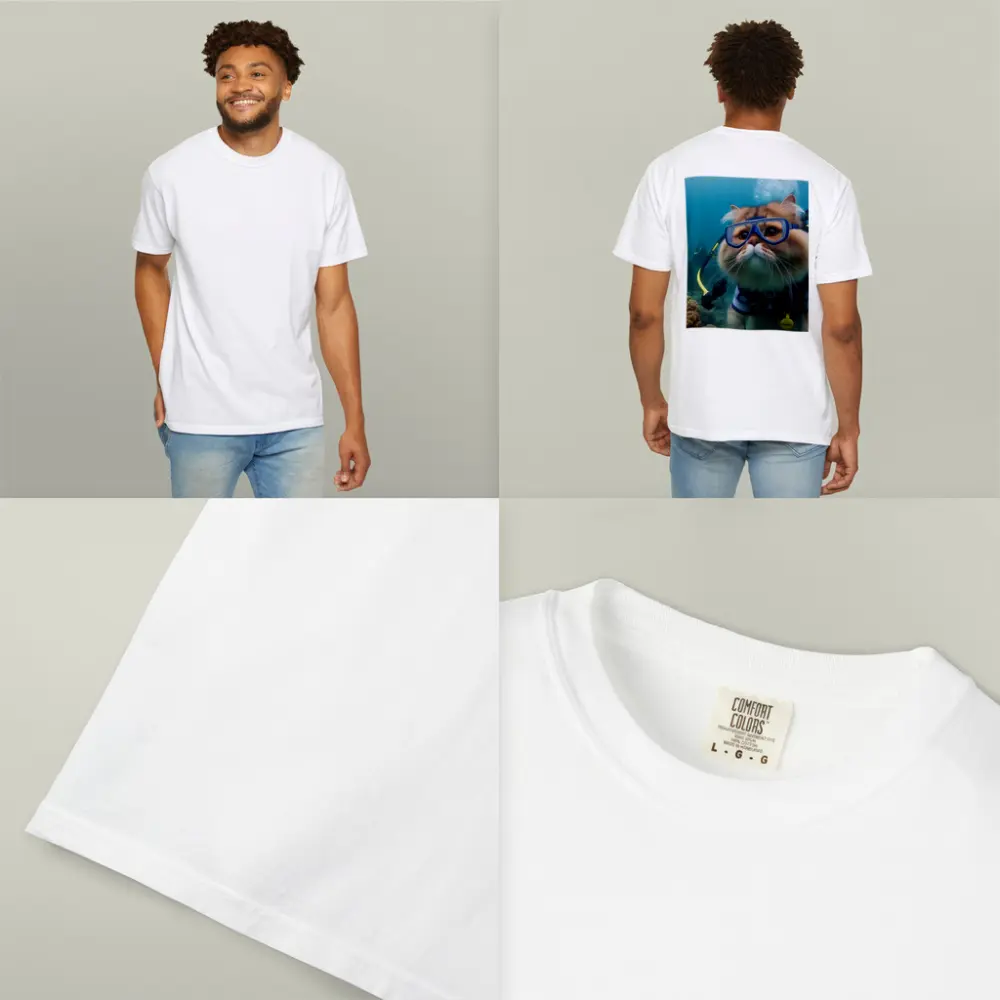 Exotic Shorthair Cat Scuba Diving Underwater – T-Shirts