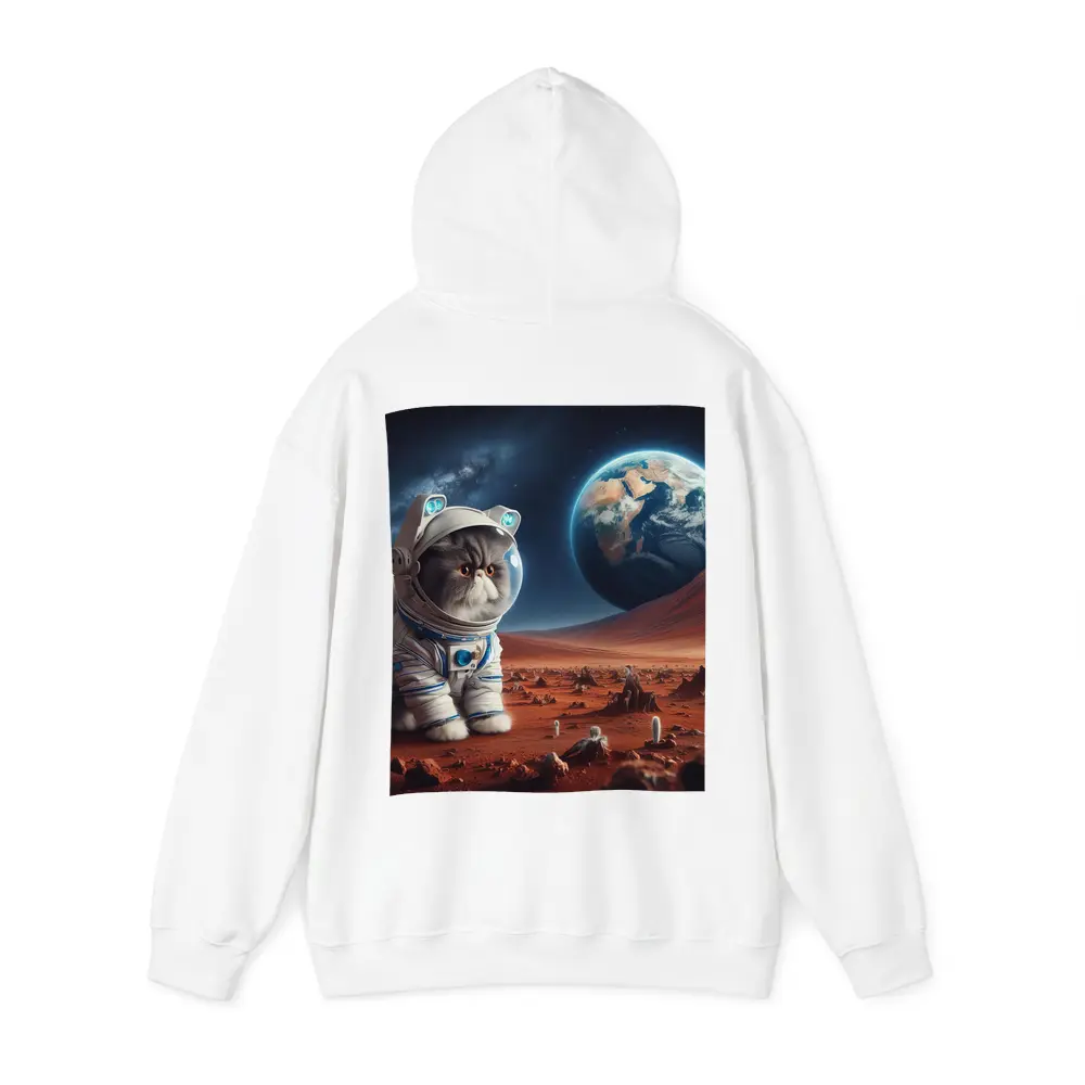 Exotic Shorthair Cat Astronaut on Mars – Hoodies