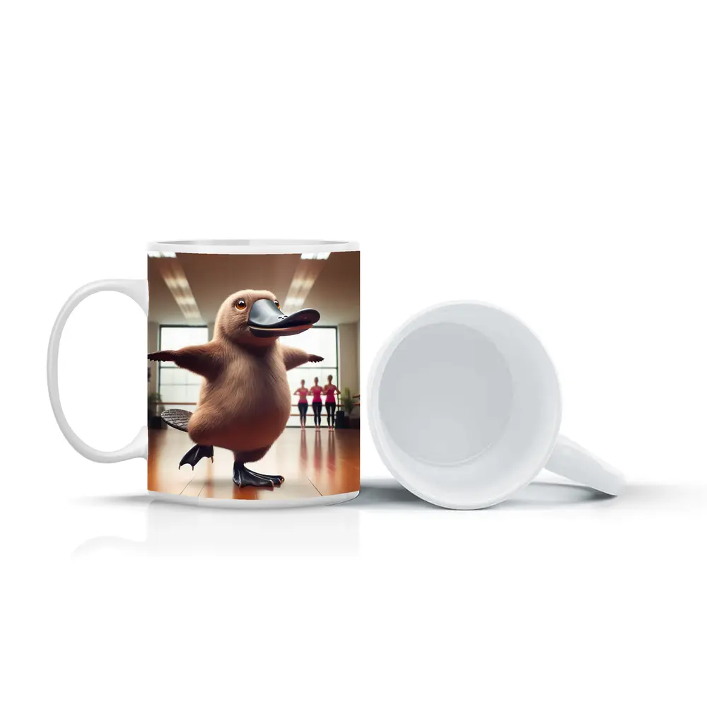 Platypus Dancing In Ballet Studio – Mugs