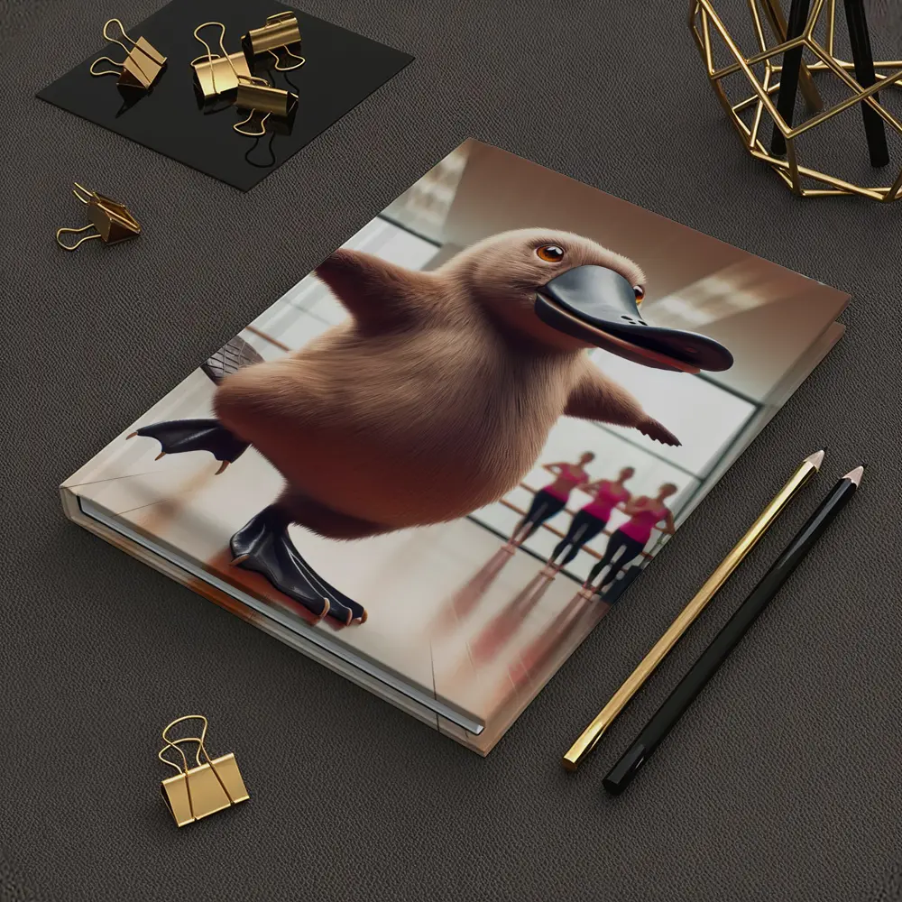 Platypus Dancing In Ballet Studio – Notebooks