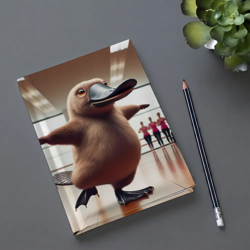 Platypus Dancing In Ballet Studio – Notebooks