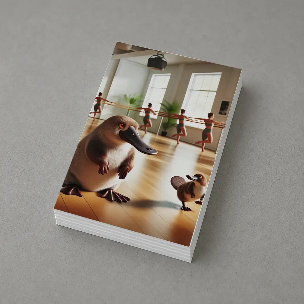 Platypus Duo In Ballet Dance Studio – Postcards