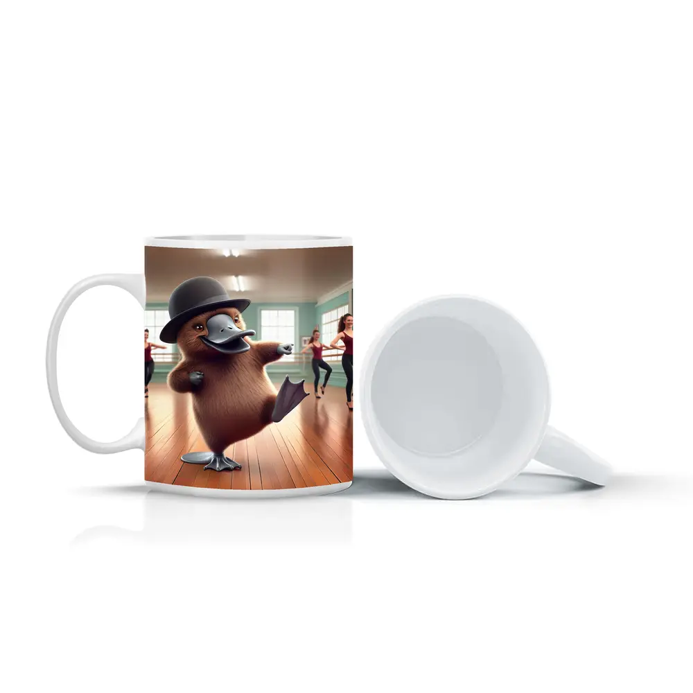 Platypus Dancing Bowler Hat Ballet Studio – Mugs