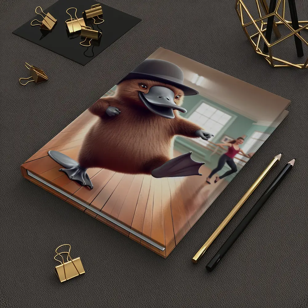 Platypus Dancing Bowler Hat Ballet Studio – Notebooks