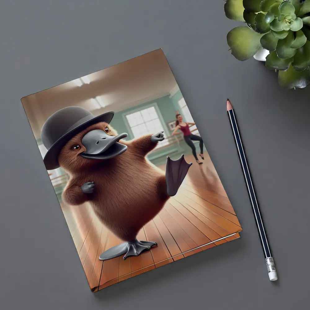 Platypus Dancing Bowler Hat Ballet Studio – Notebooks