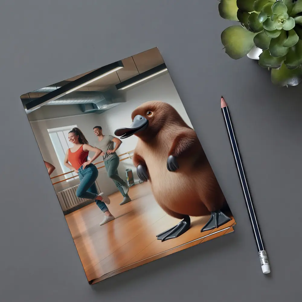 Platypus Dancing in Modern Dance Studio – Notebooks