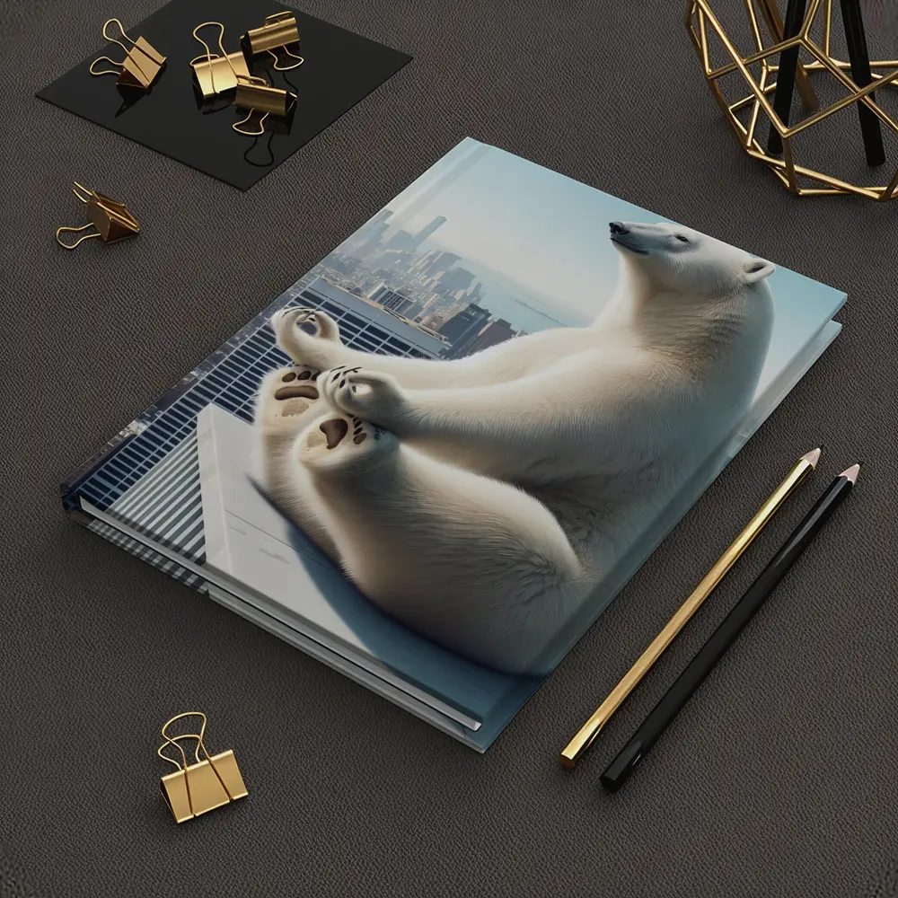 Polar Bear Meditating Over New York City – Notebooks
