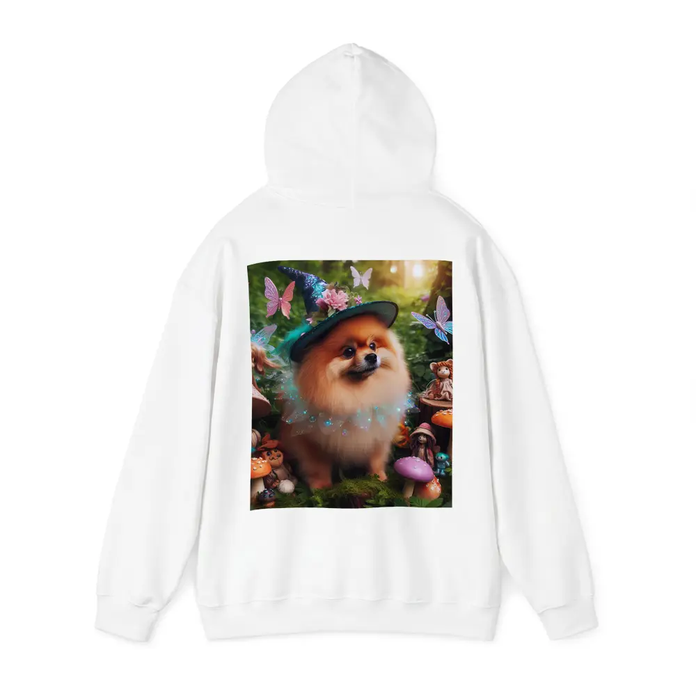 Pomeranian Wizard Hat Magical Forest Fantasy – Hoodies