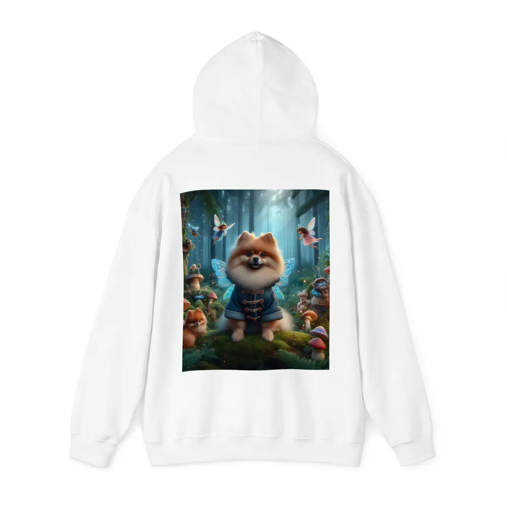 Pomeranian Fairy Wings Enchanted Mushroom Forest – Hoodies