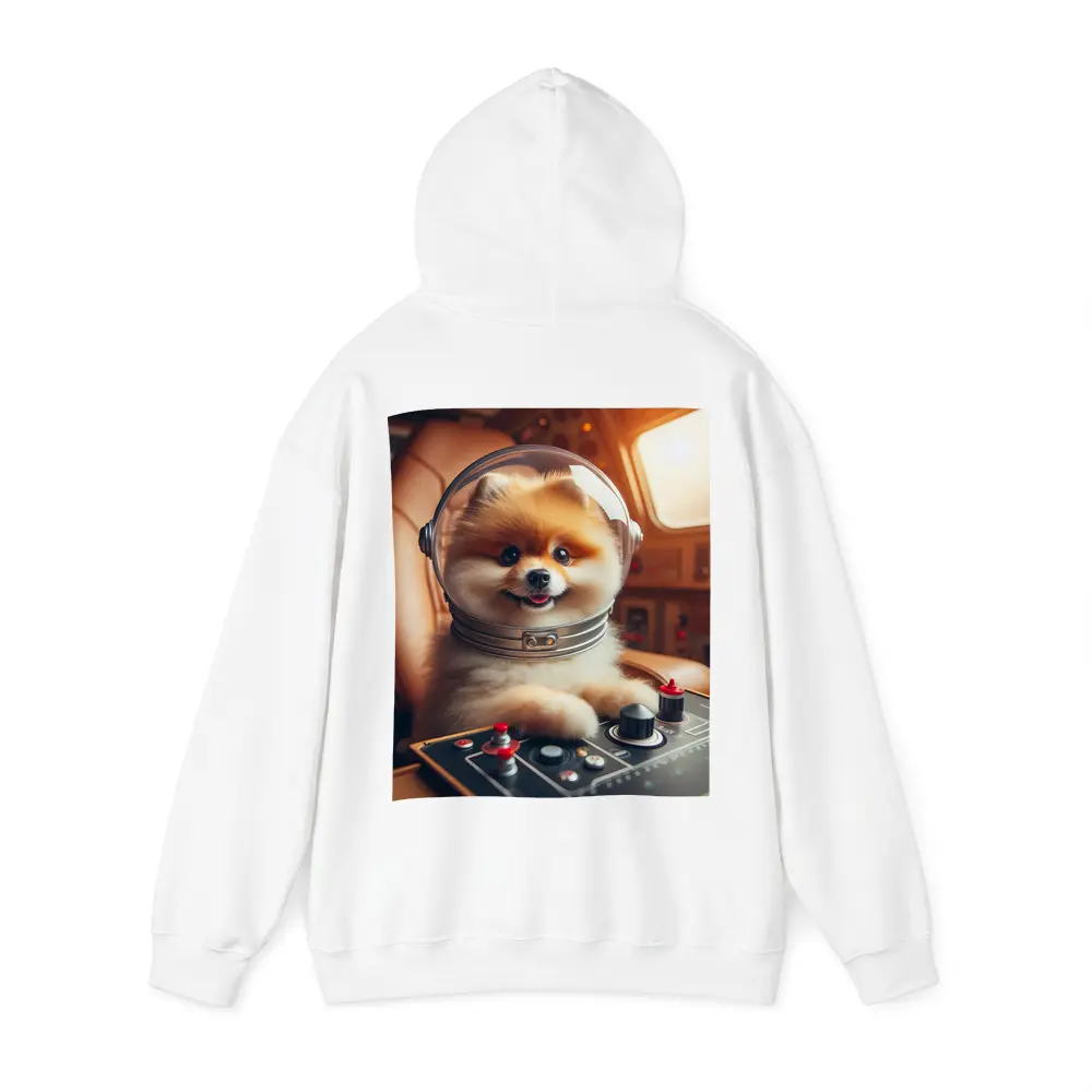 Pomeranian Astronaut Pilot Spaceship Cockpit – Hoodies
