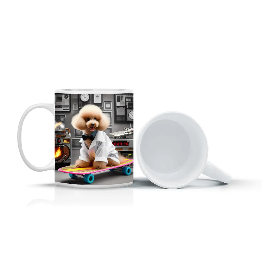 Poodle Dog Scientist Lab Hoverboard Skateboard – Mugs
