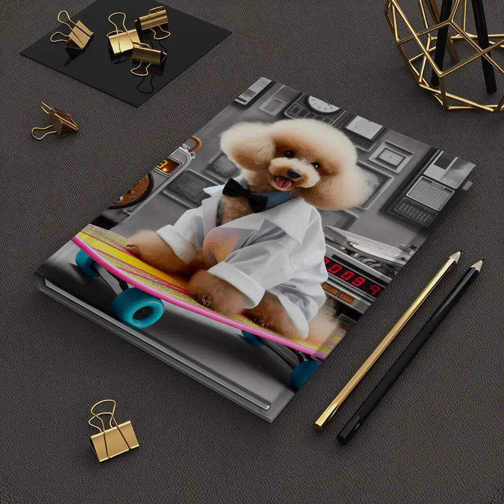 Poodle Dog Scientist Lab Hoverboard Skateboard – Notebooks