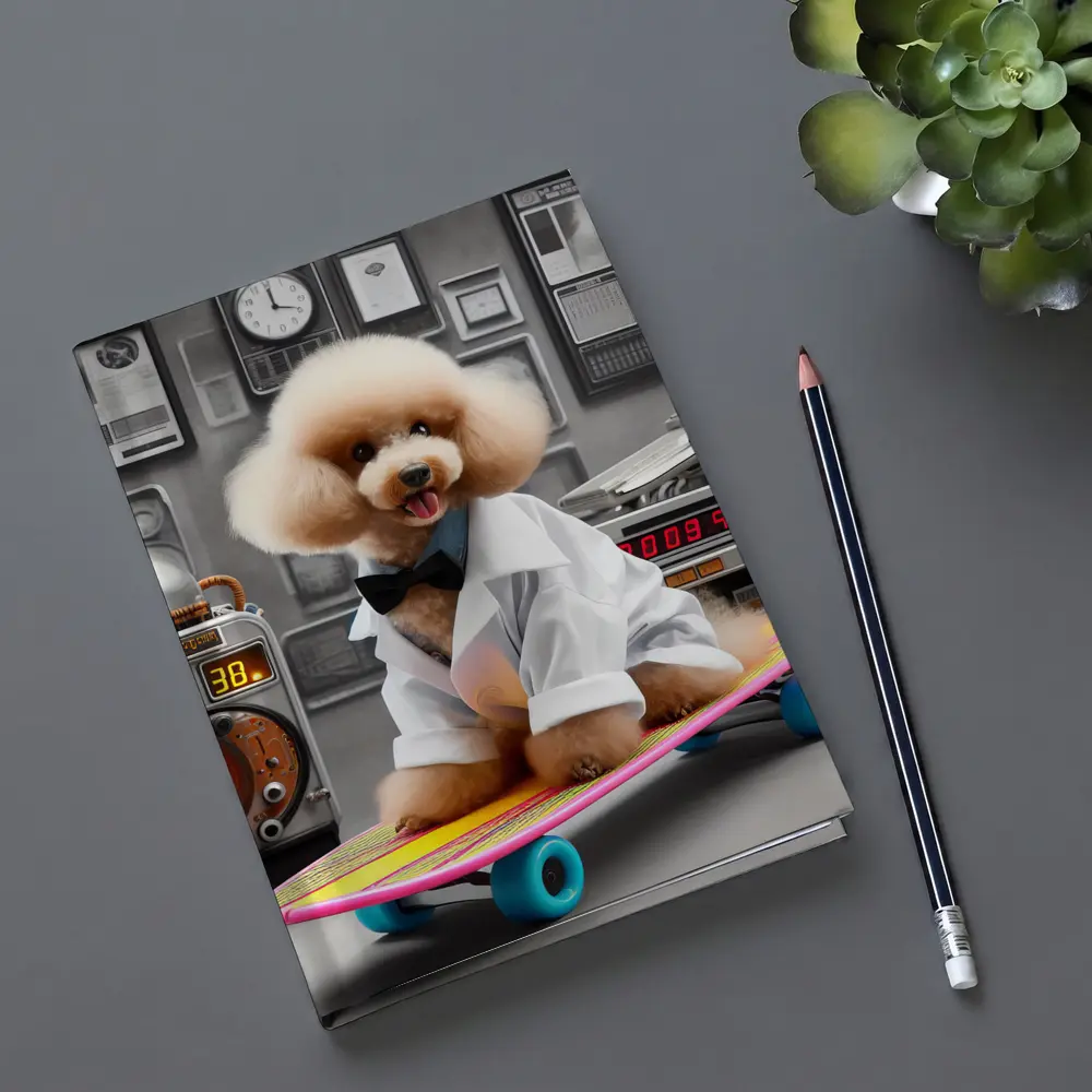 Poodle Dog Scientist Lab Hoverboard Skateboard – Notebooks