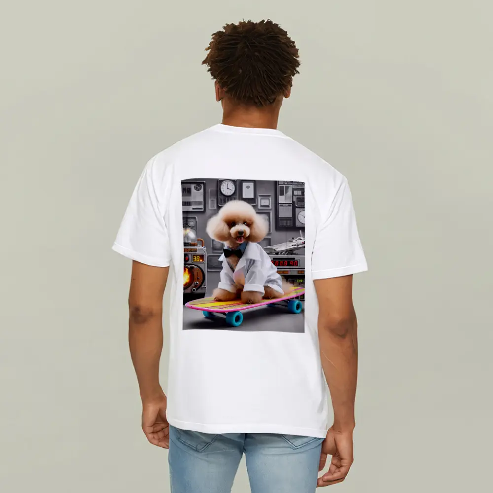 Poodle Dog Scientist Lab Hoverboard Skateboard – T-Shirts