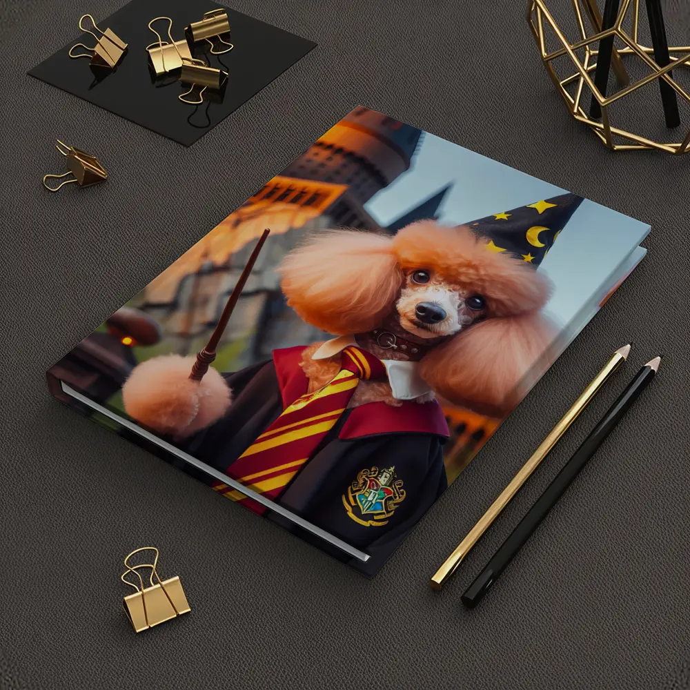 Poodle Wizard Wand Magic Castle Background – Notebooks