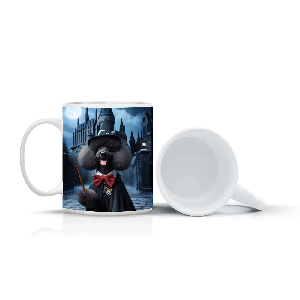 Poodle Wizard Dog at Magic Castle – Mugs