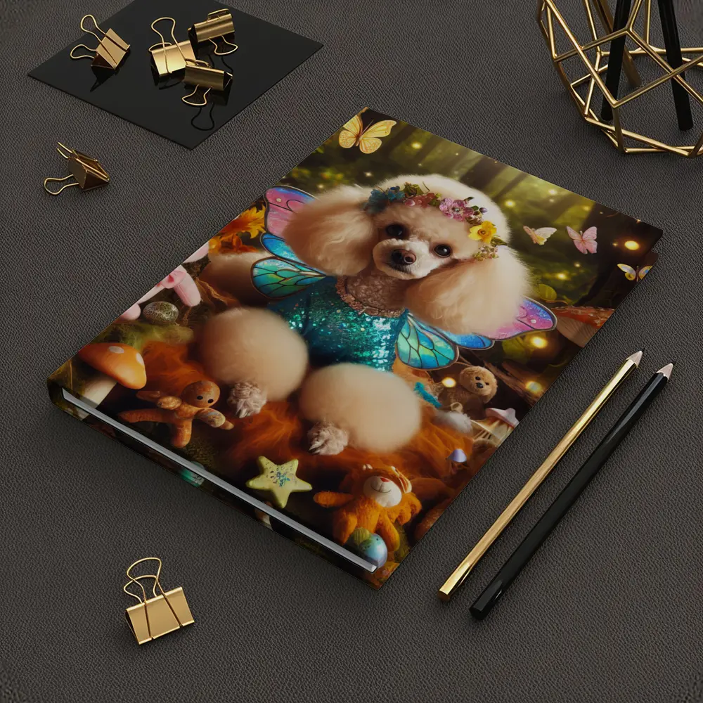 Poodle Fairy Wings Enchanted Forest Fantasy – Notebooks