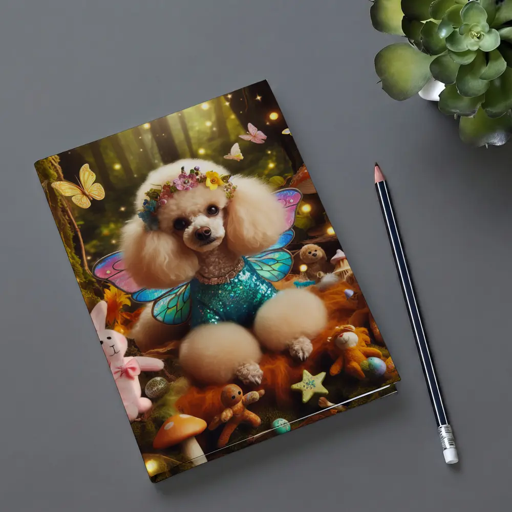 Poodle Fairy Wings Enchanted Forest Fantasy – Notebooks