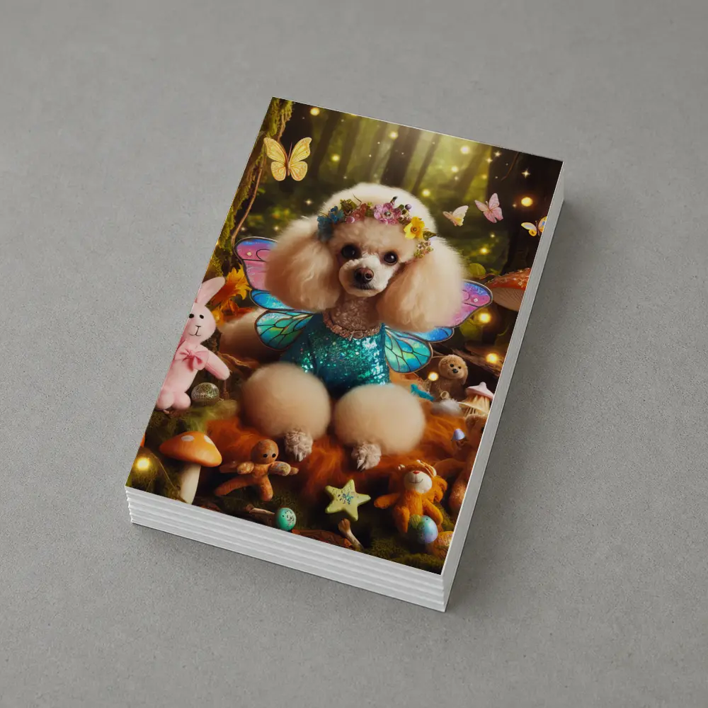 Poodle Fairy Wings Enchanted Forest Fantasy – Postcards