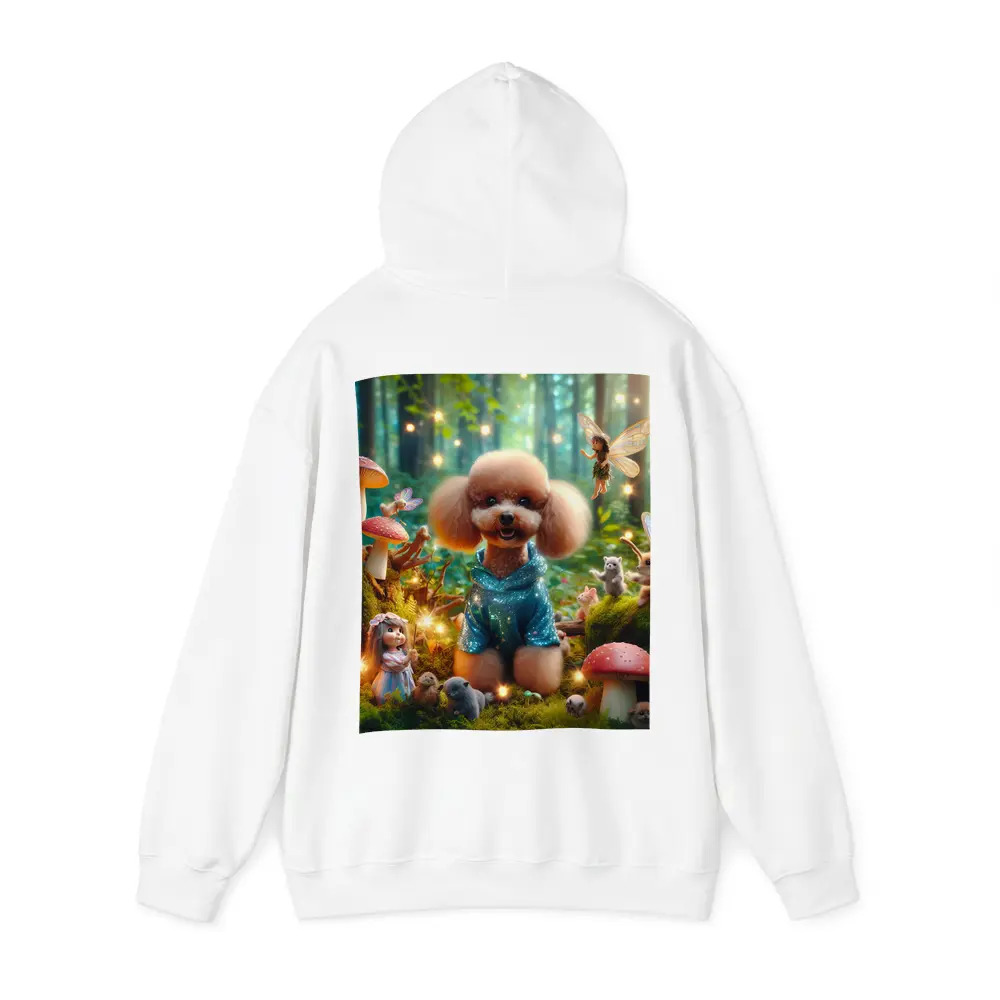 Poodle Dog Fairy Forest Fantasy Scene – Hoodies