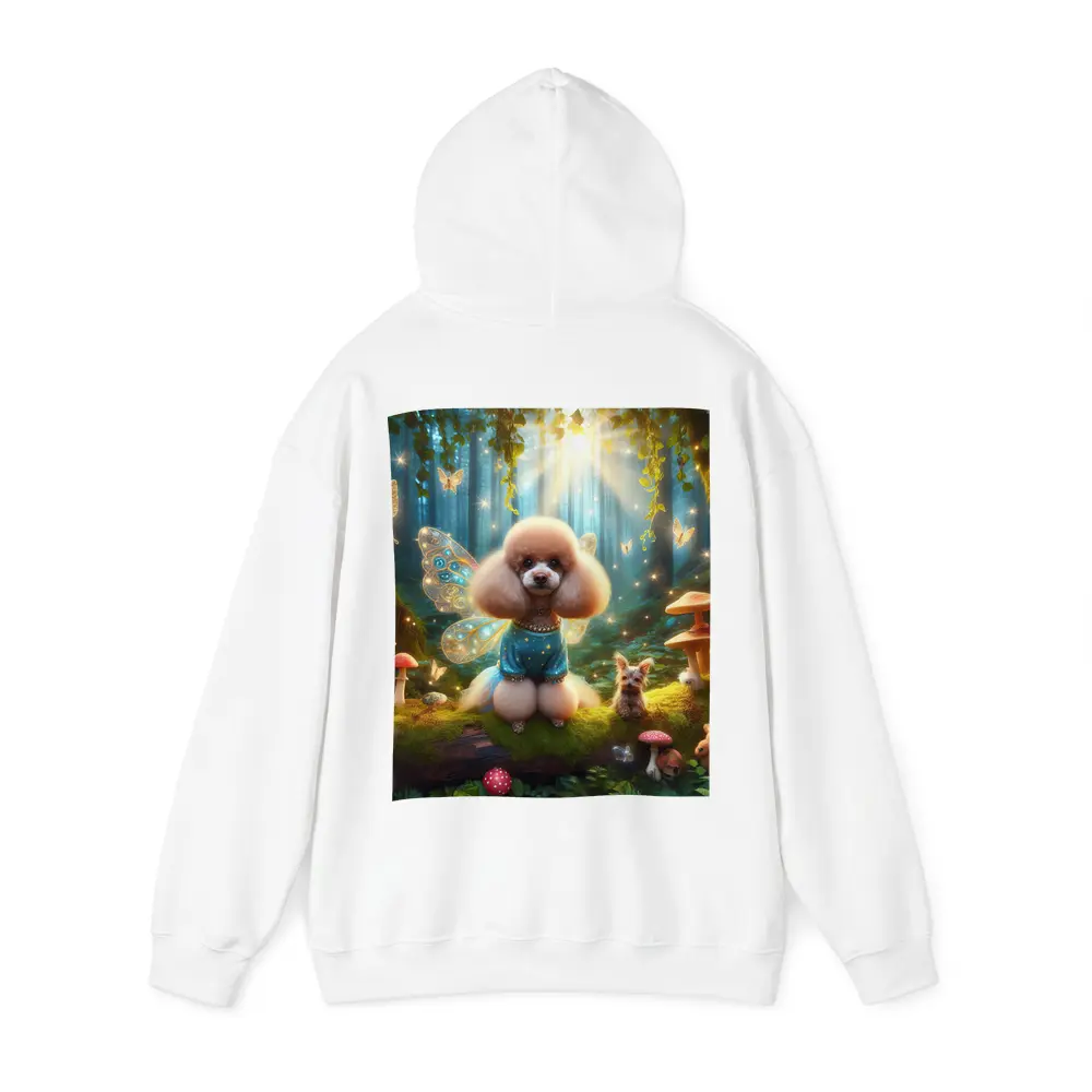 Fairy Poodle Dog Enchanted Forest Scene – Hoodies