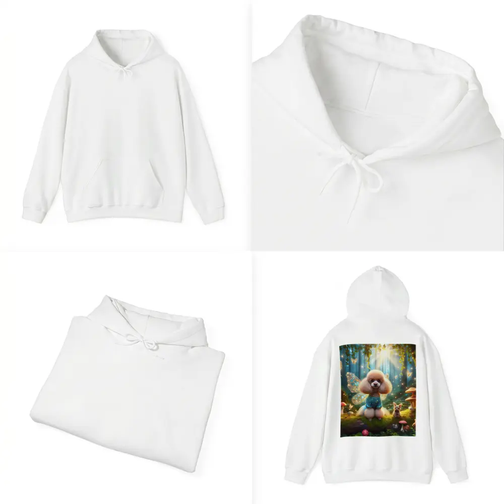 Fairy Poodle Dog Enchanted Forest Scene – Hoodies