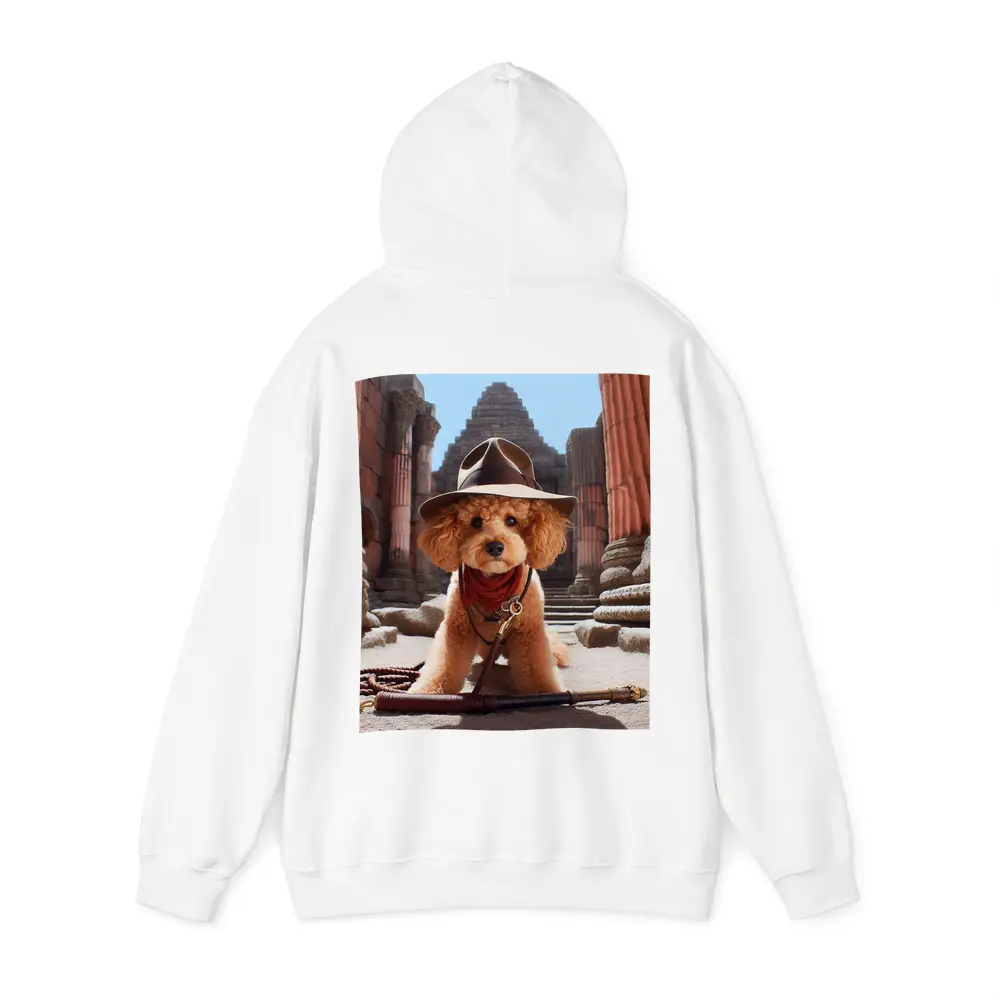 Poodle Dog Explorer Ancient Temple Ruins – Hoodies