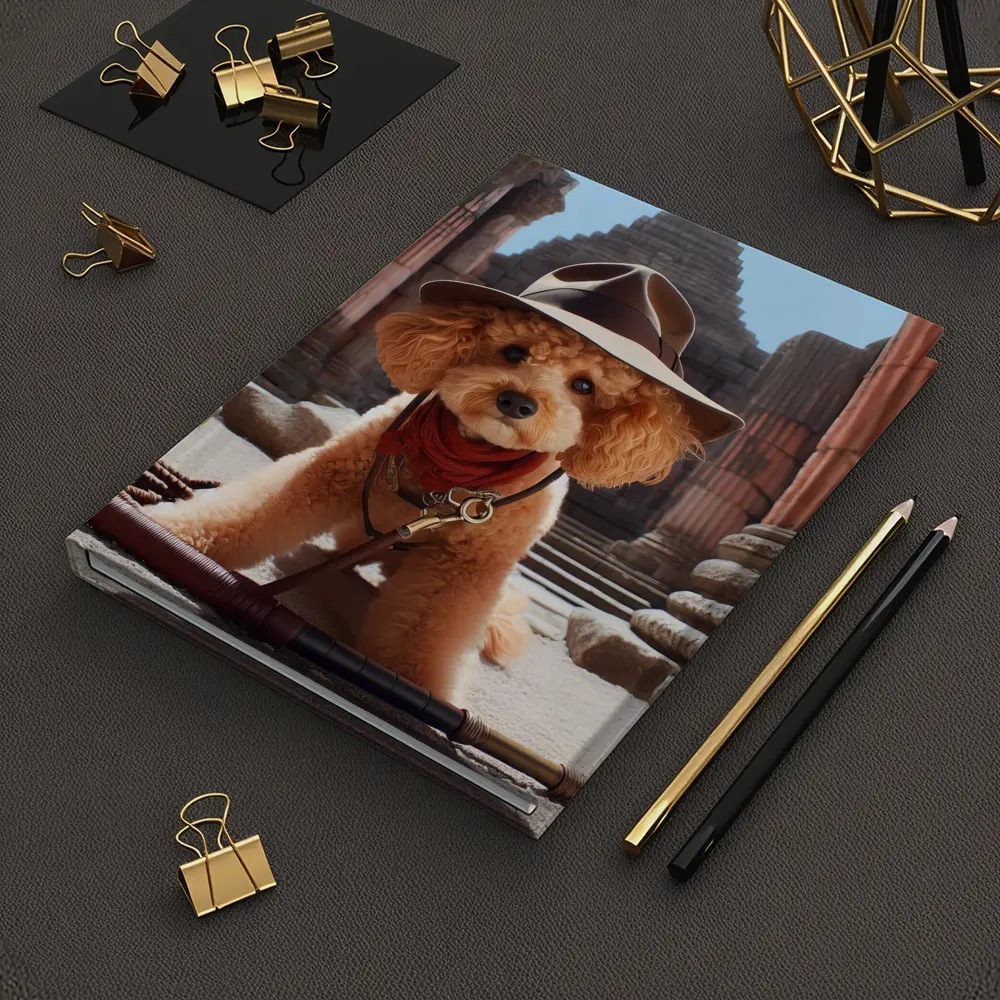 Poodle Dog Explorer Ancient Temple Ruins – Notebooks