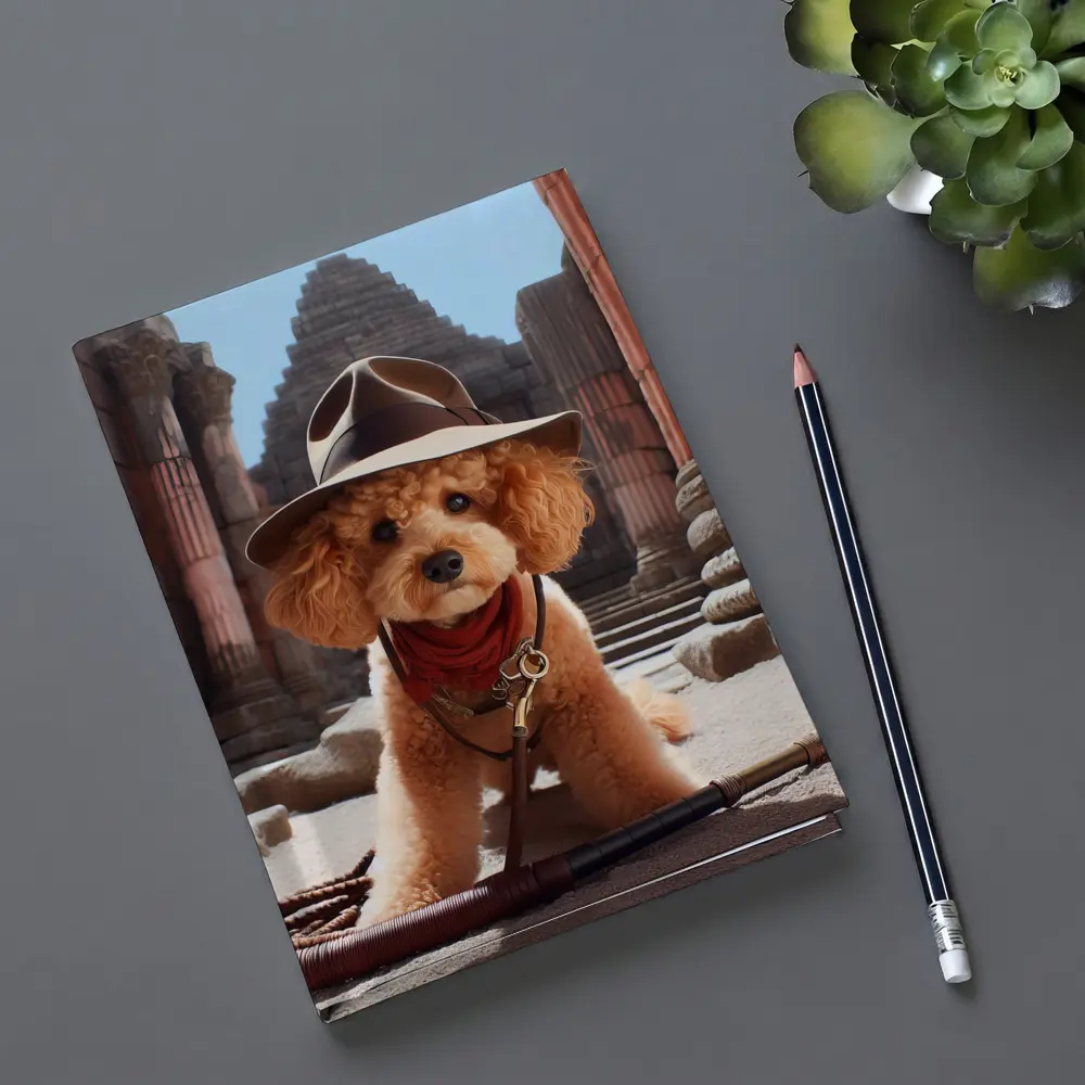 Poodle Dog Explorer Ancient Temple Ruins – Notebooks