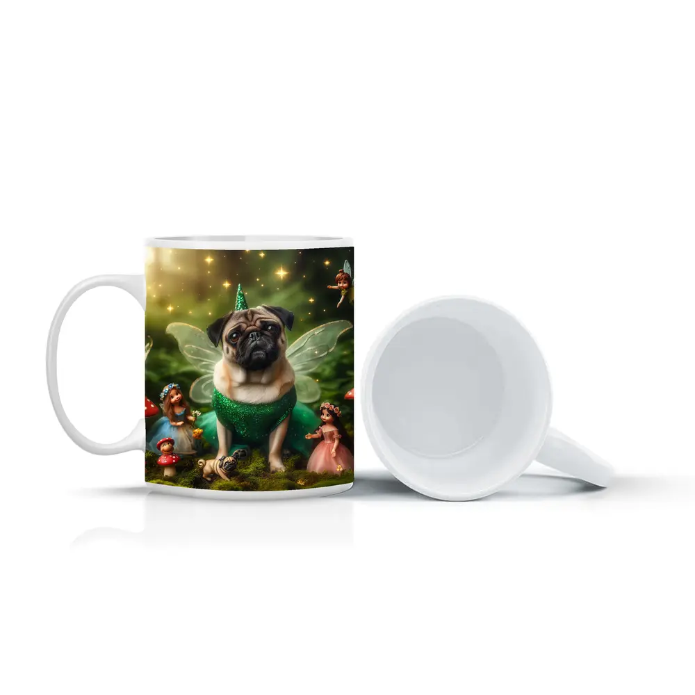 Pug Dog Fairy Costume Enchanted Forest – Mugs