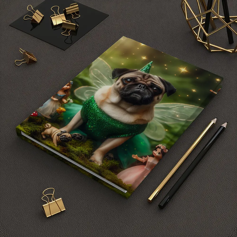 Pug Dog Fairy Costume Enchanted Forest – Notebooks