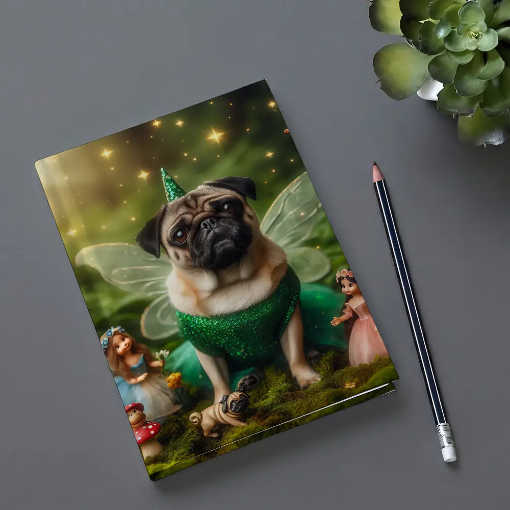 Pug Dog Fairy Costume Enchanted Forest – Notebooks
