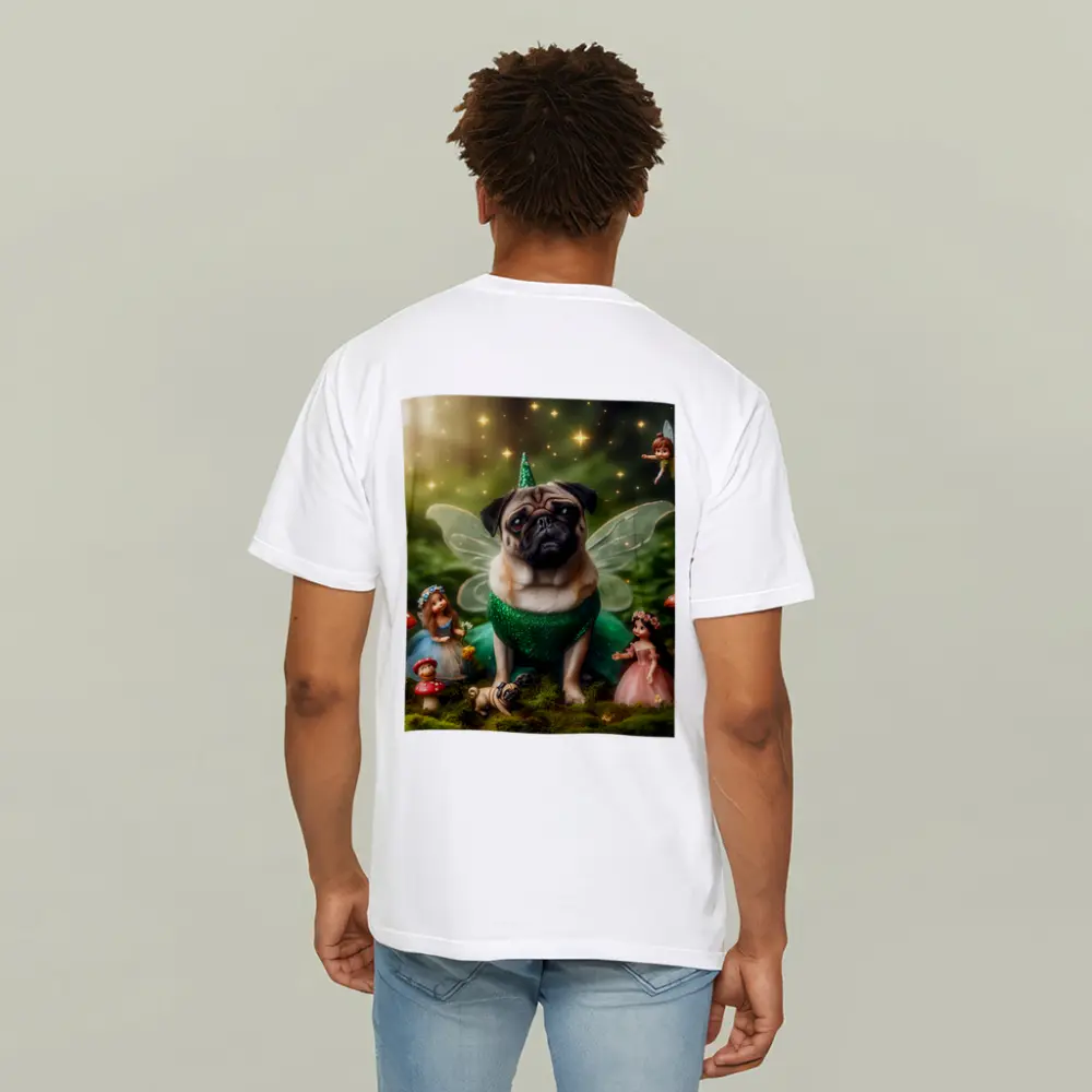 Pug Dog Fairy Costume Enchanted Forest – T-Shirts