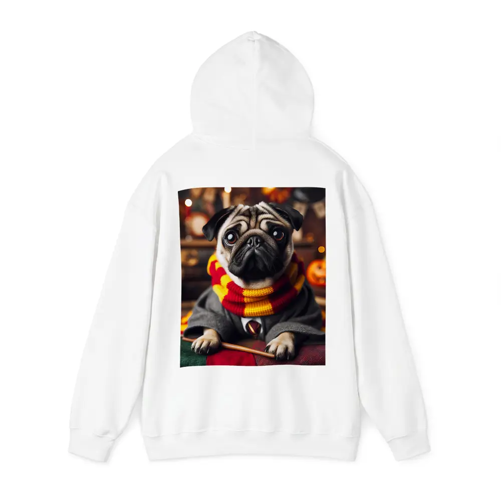 Pug Dog Wizard Costume Halloween Setting – Hoodies