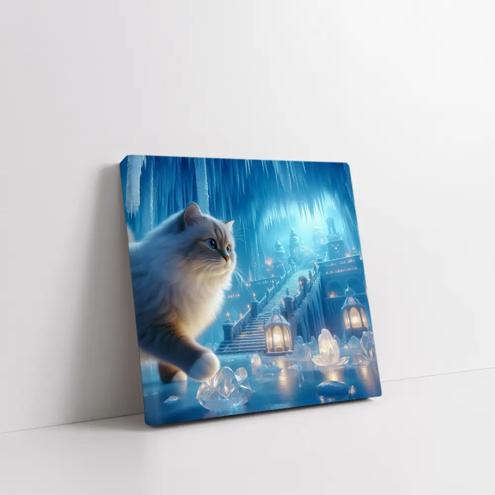 Ragdoll Cat Blue Ice Palace Fantasy – Wall Art