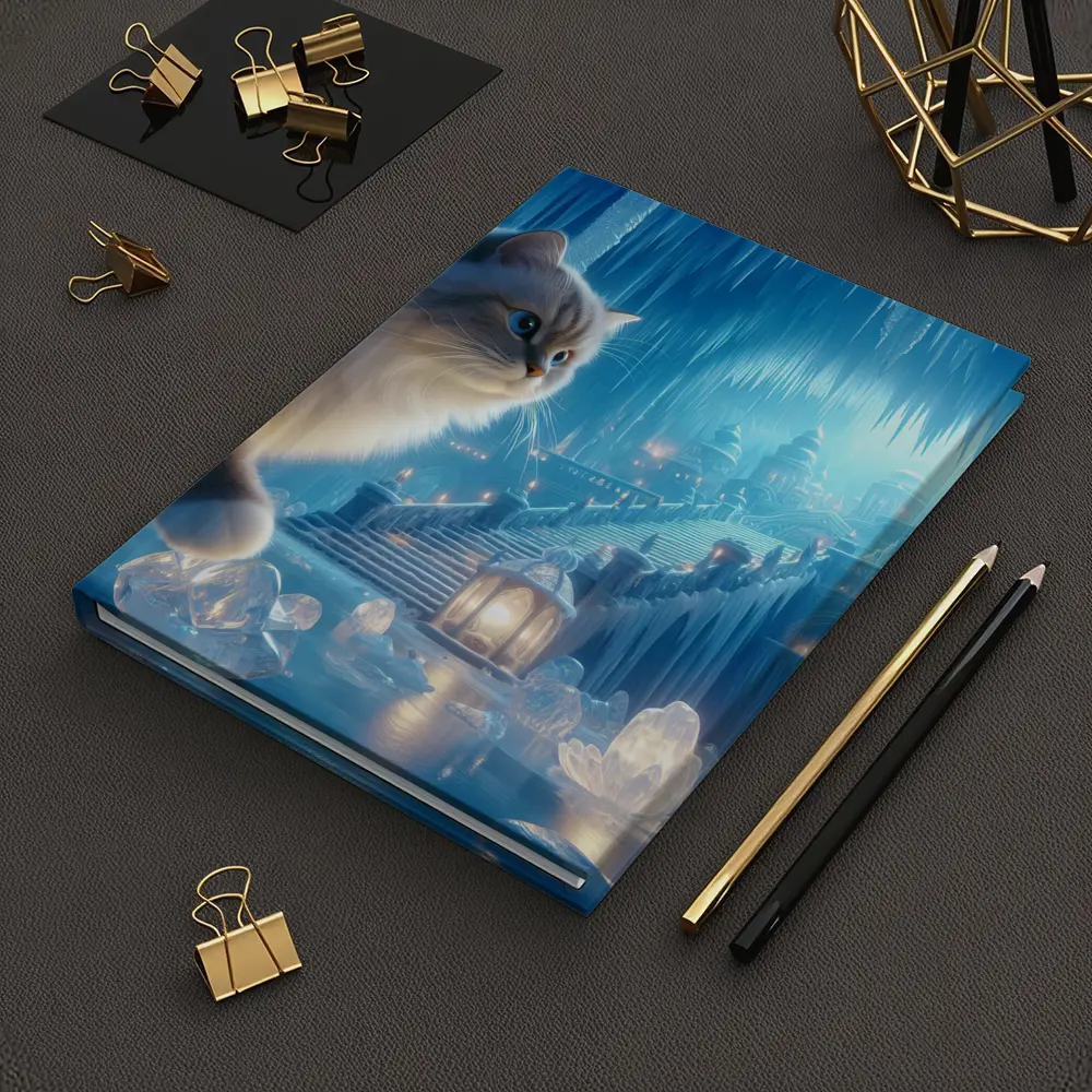 Ragdoll Cat Blue Ice Palace Fantasy – Notebooks