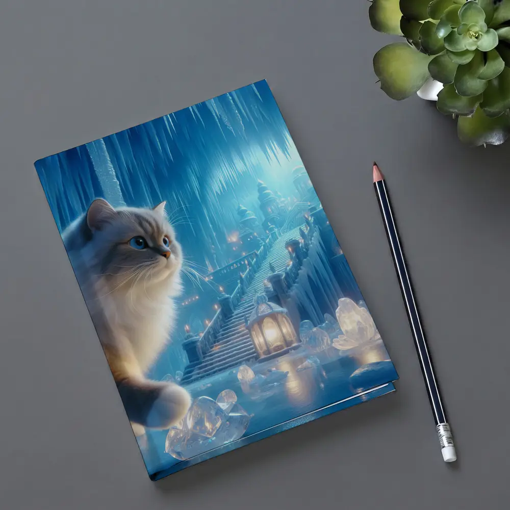 Ragdoll Cat Blue Ice Palace Fantasy – Notebooks