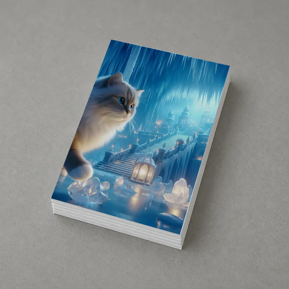 Ragdoll Cat Blue Ice Palace Fantasy – Postcards